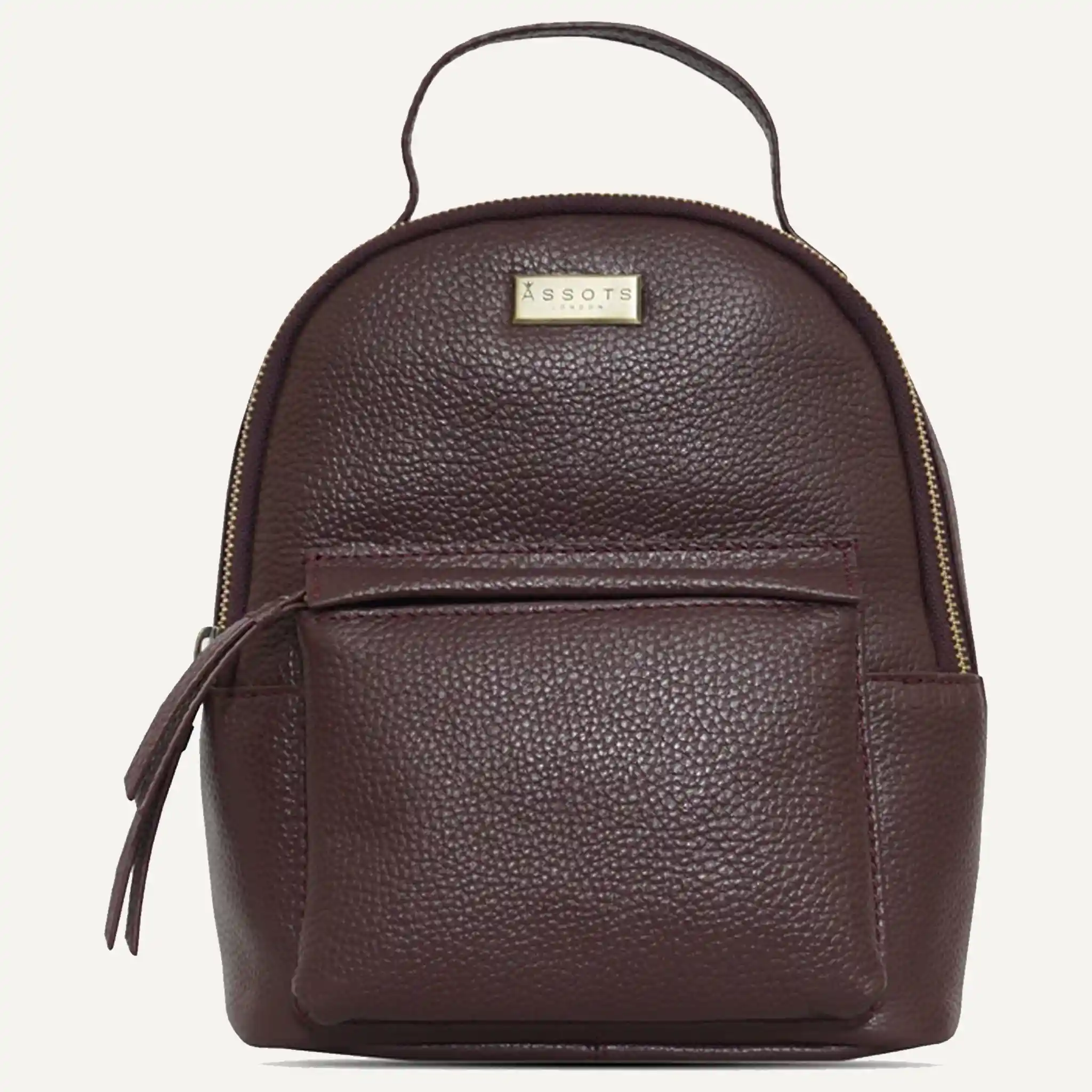 womens-burgundy-zip-top-mini-leather-backpack
