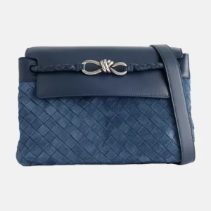 Bottega Veneta Men's Suede Andiamo Messenger Bag