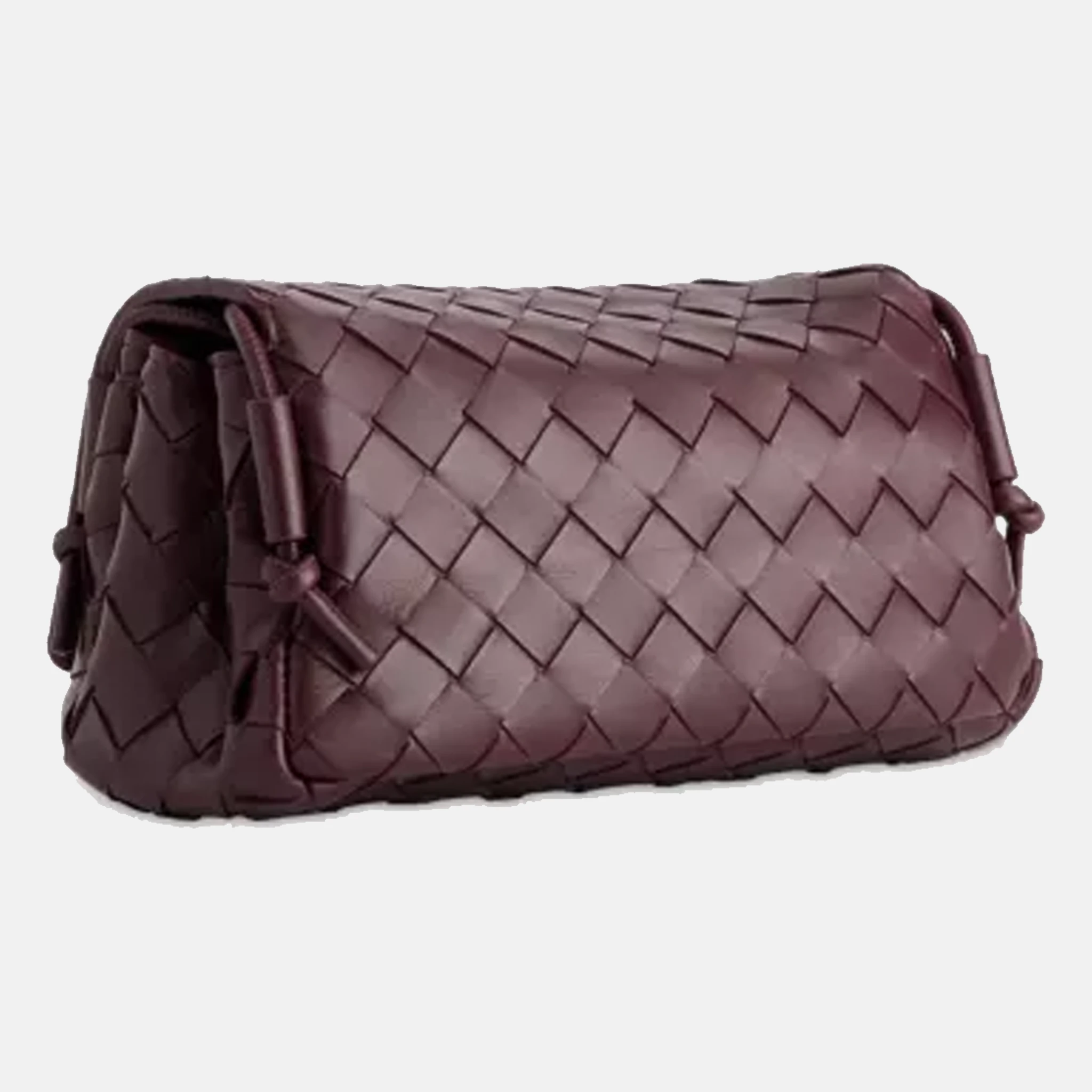 Bottega Veneta Women's Notturno Burgundy Shoulder Bag