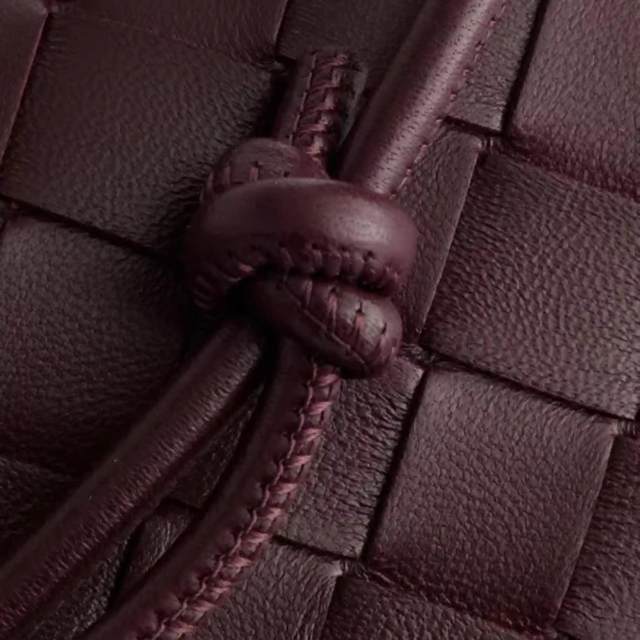 Bottega Veneta Women's Notturno Shoulder Burgundy Bag
