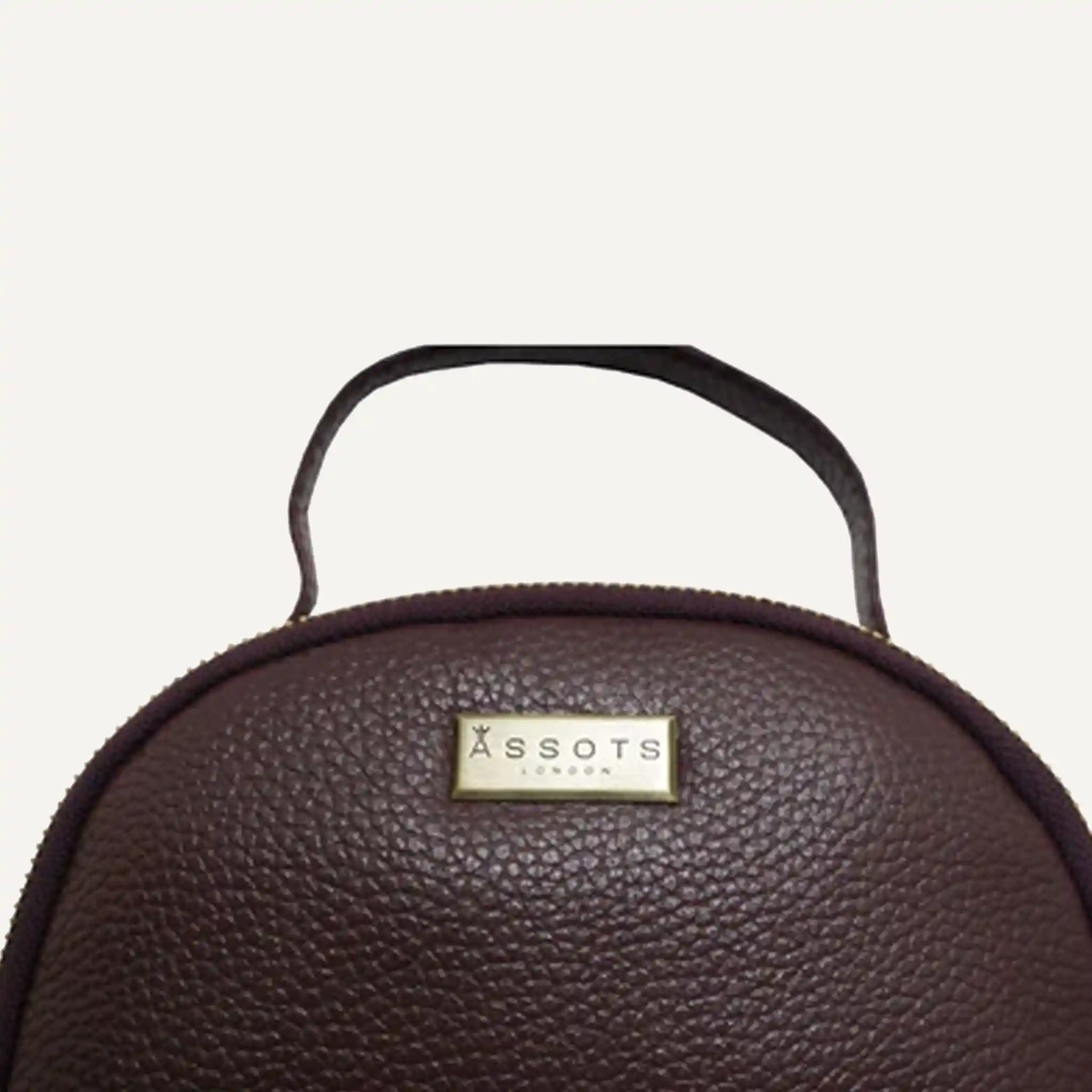 Burgundy Zip Top Mini Pebble Backpack