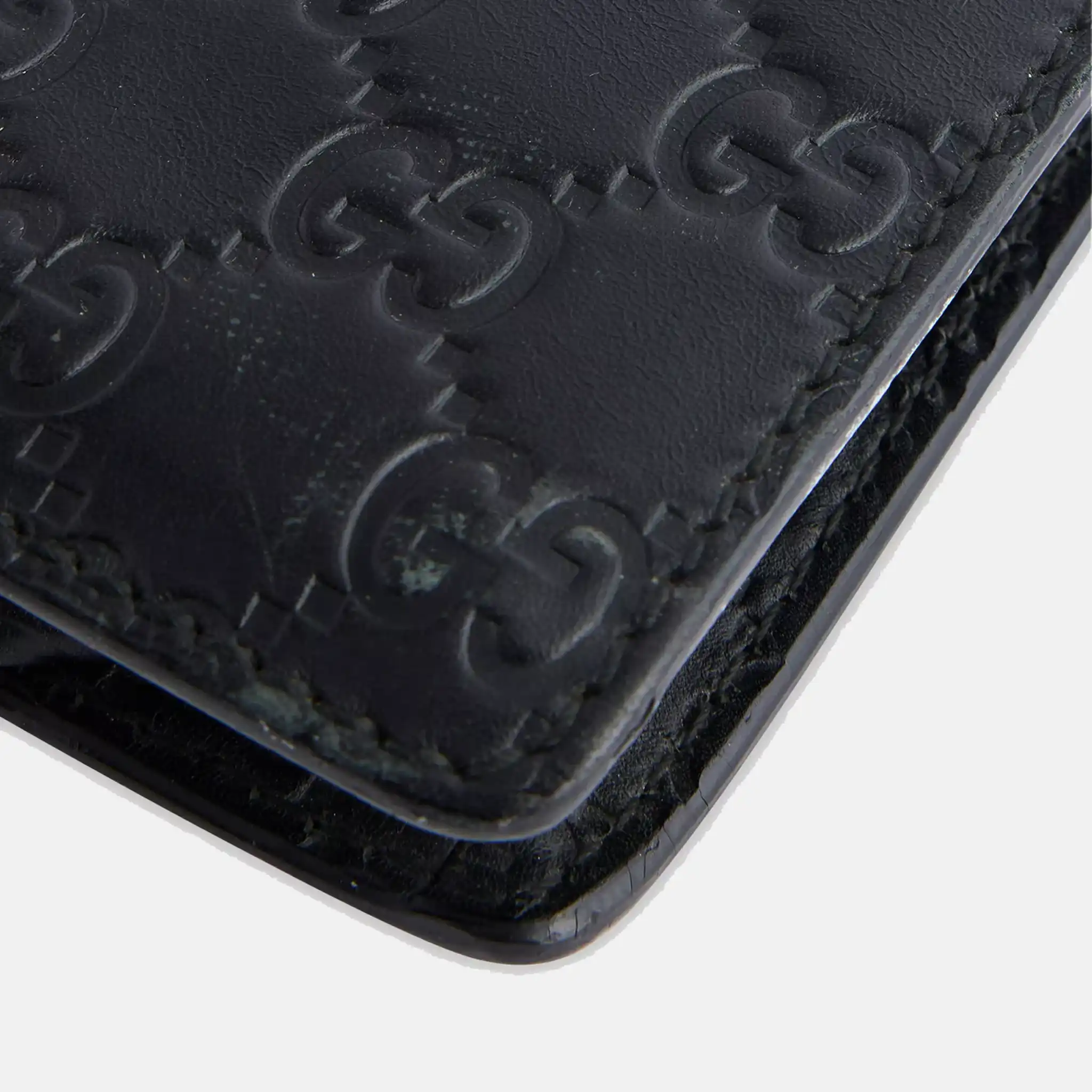 Gucci Men's Black Guccissima Leather Briefcase