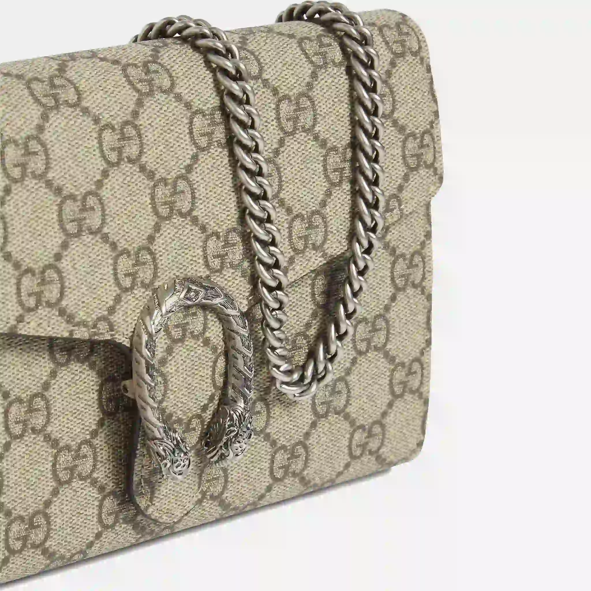Gucci Women's GG Supreme Dionysus Canvas Chain Wallet