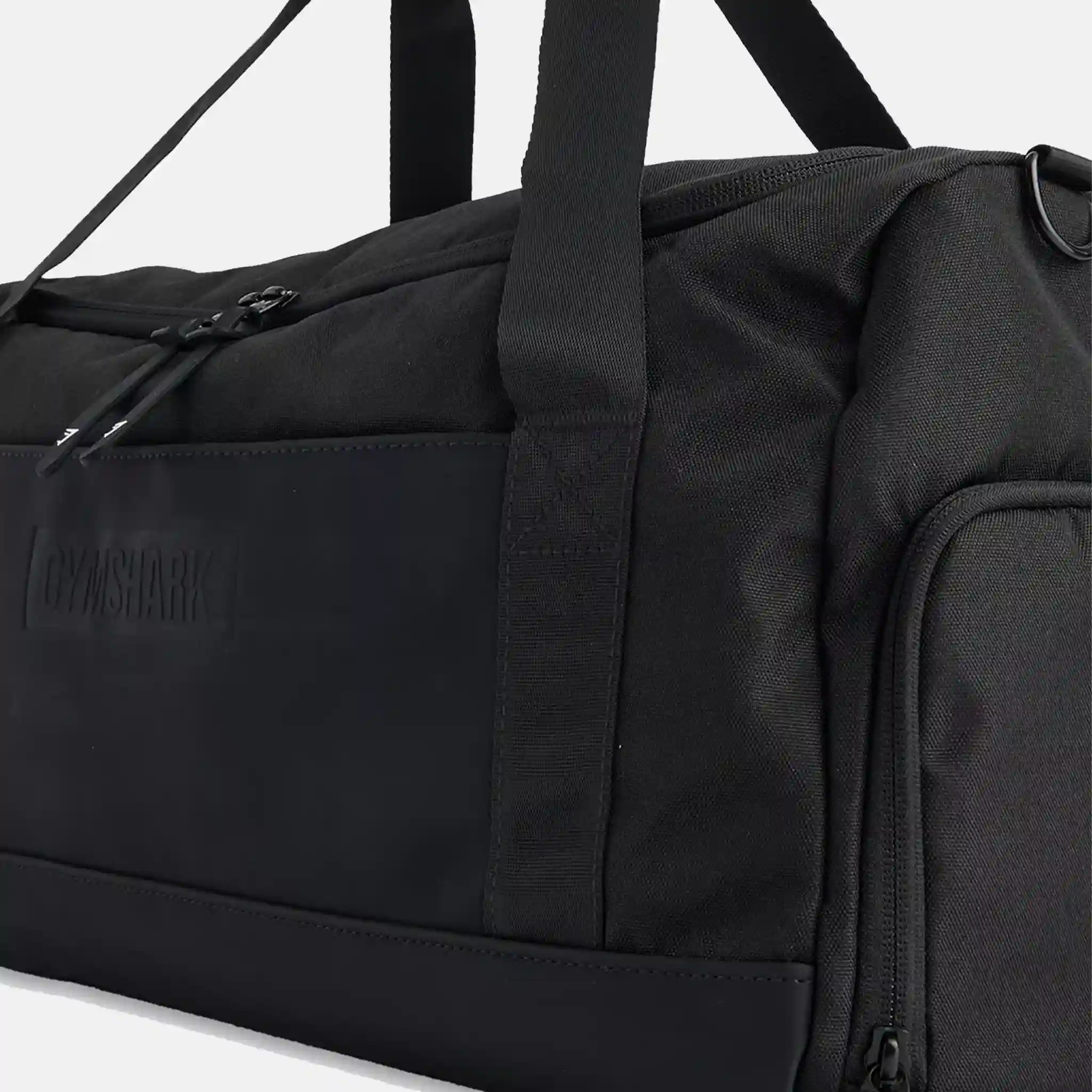 Gymshark Women's Everyday Brand Patch Woven Black Duffle Bag