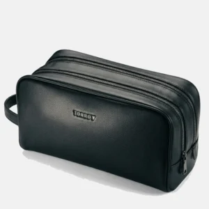 Leather Wash Toiletry Bag