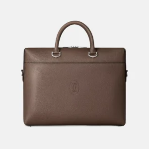 Men's Cartier Must de Cartier Pepper Grey Briefcase