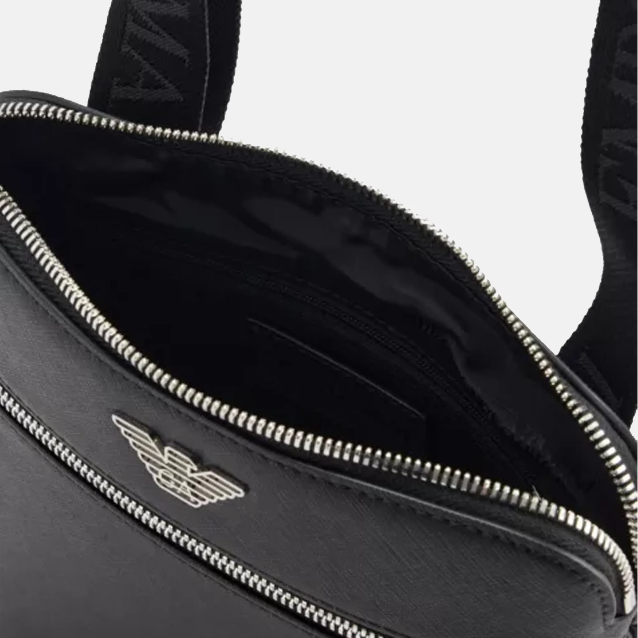 Men's Emporio Armani Messenger leather crossbody bag
