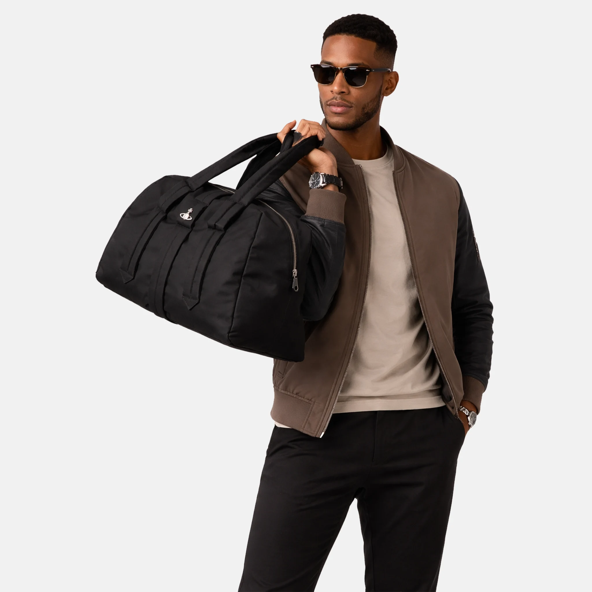 Men's Vivienne Westwood Sidney Woven Weekender Duffle Bag