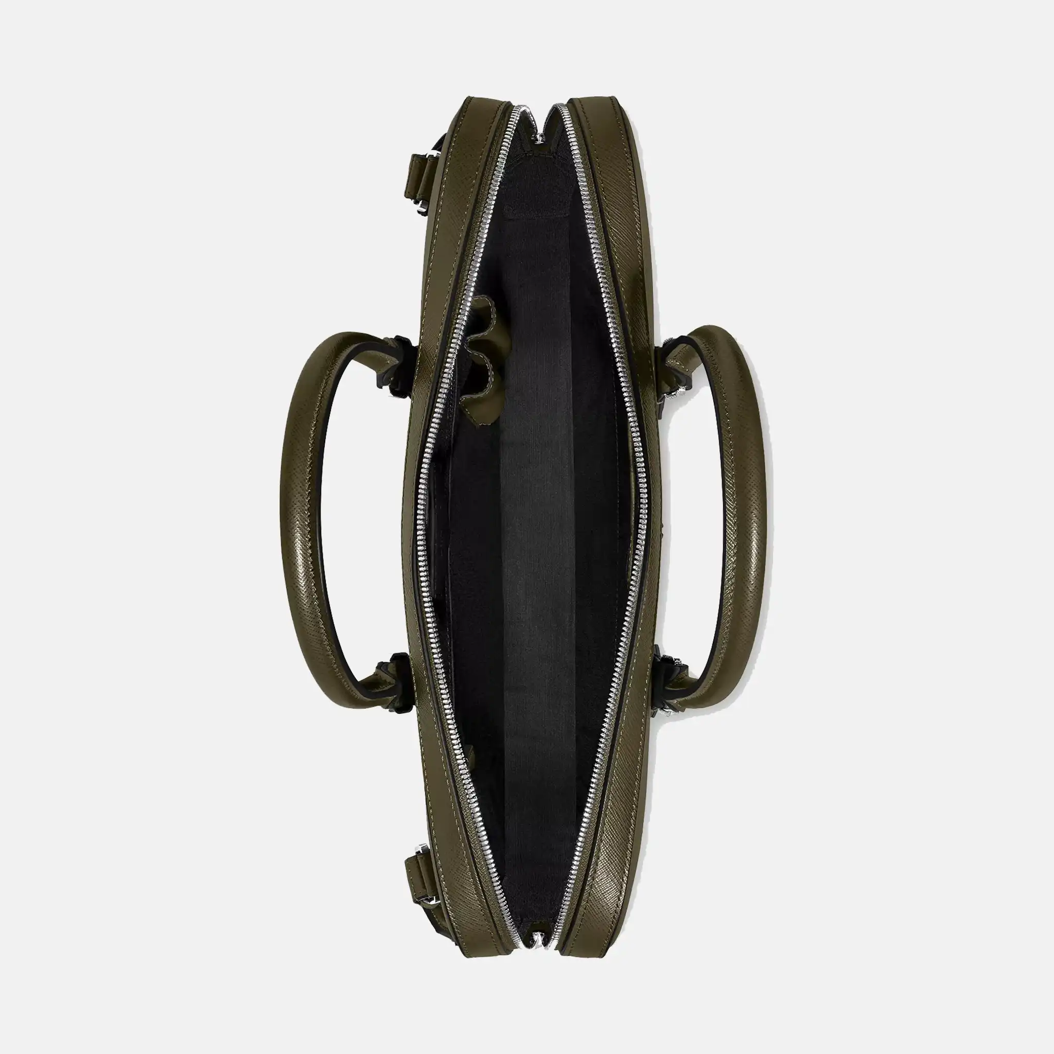 Montblanc Men's Sartorial Thin Olive Briefcase