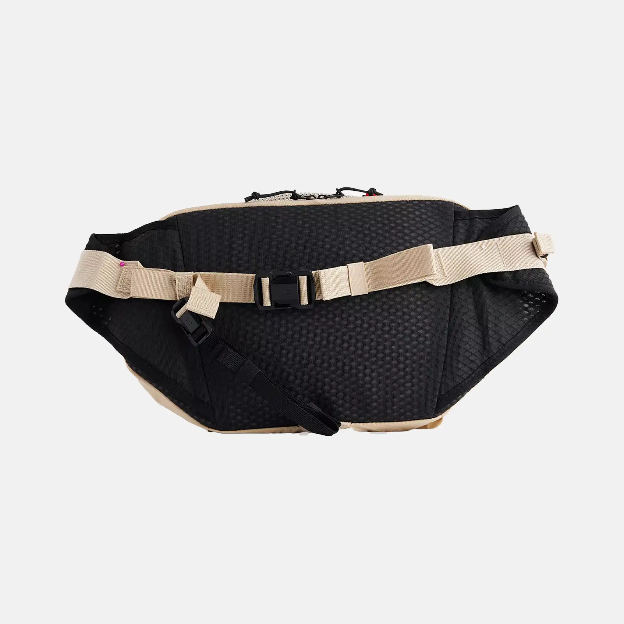 On Women's Sand Black Woven Sling Bag