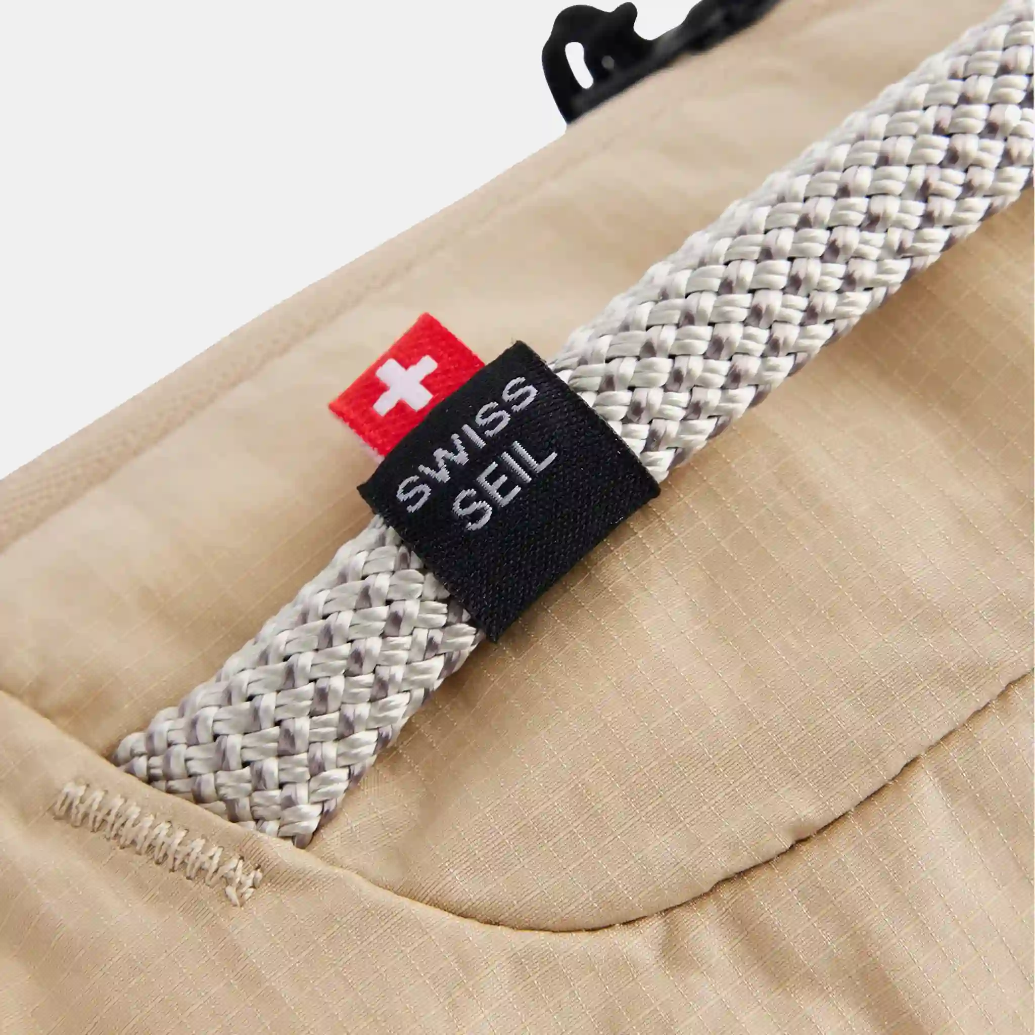 On Women's Woven Sand Black Sling Bag