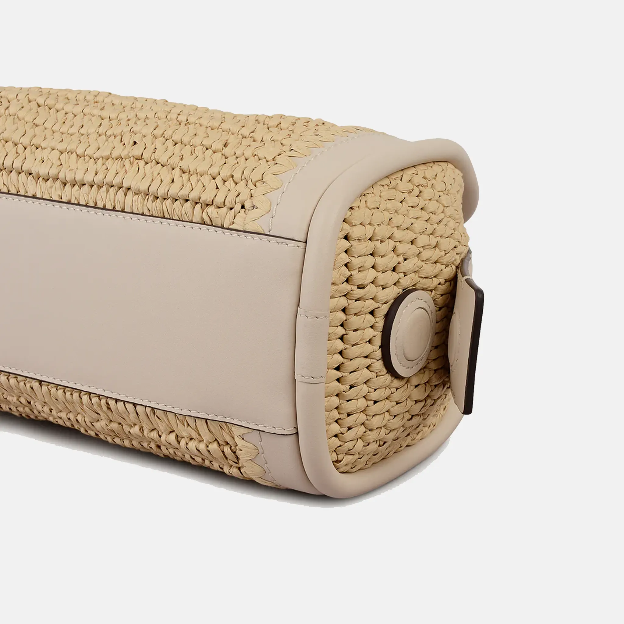 Raffia Small Ziptop Grab