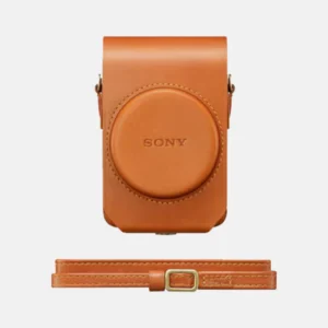 Sony Men's LCS-RXG Tan Soft Leather Camera Bag