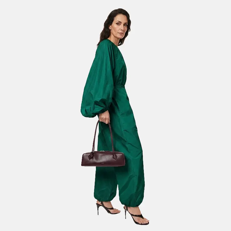Teckel Small Leather Top-Handle Bag