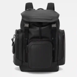Tumi Small Black Flap Griffen Backpack