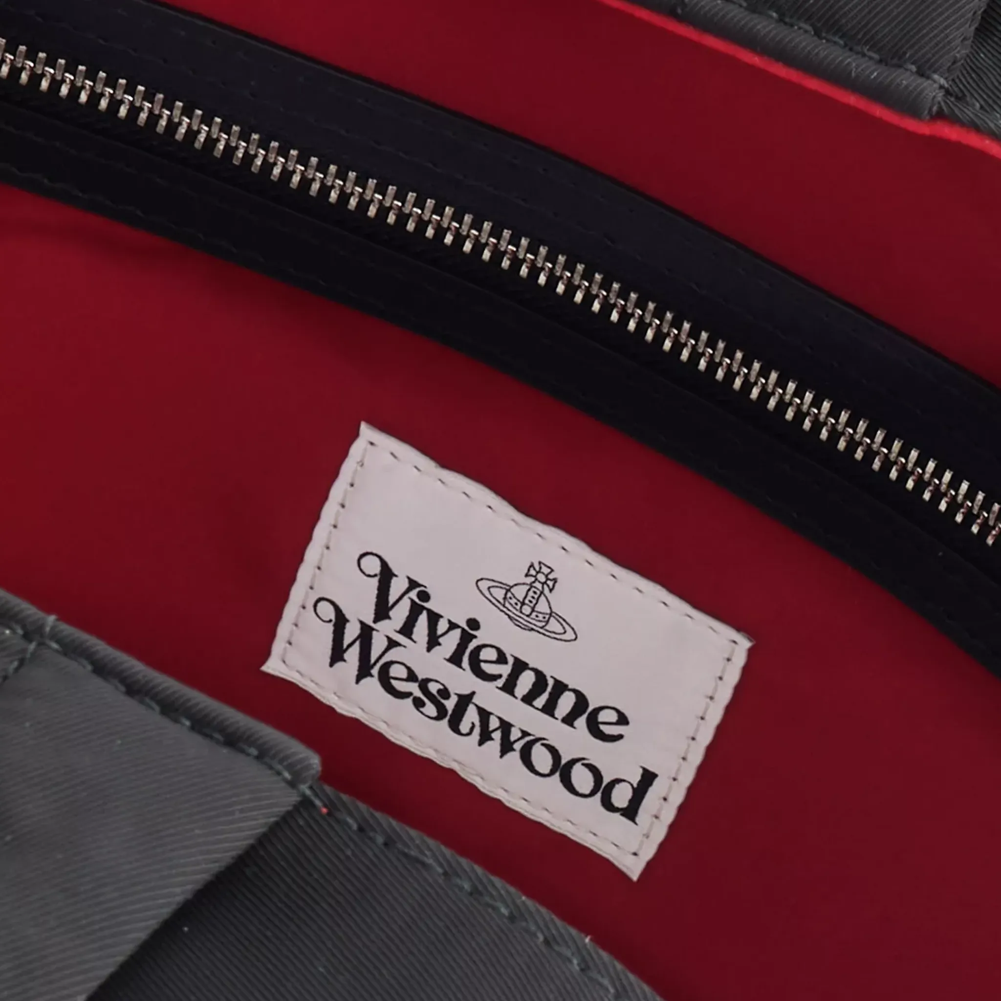 Vivienne Westwood Men's Sidney Woven Black Weekender Duffle Bag