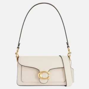 Women's Coach Tabby 20 Light Chalk Shoulder Leather bag