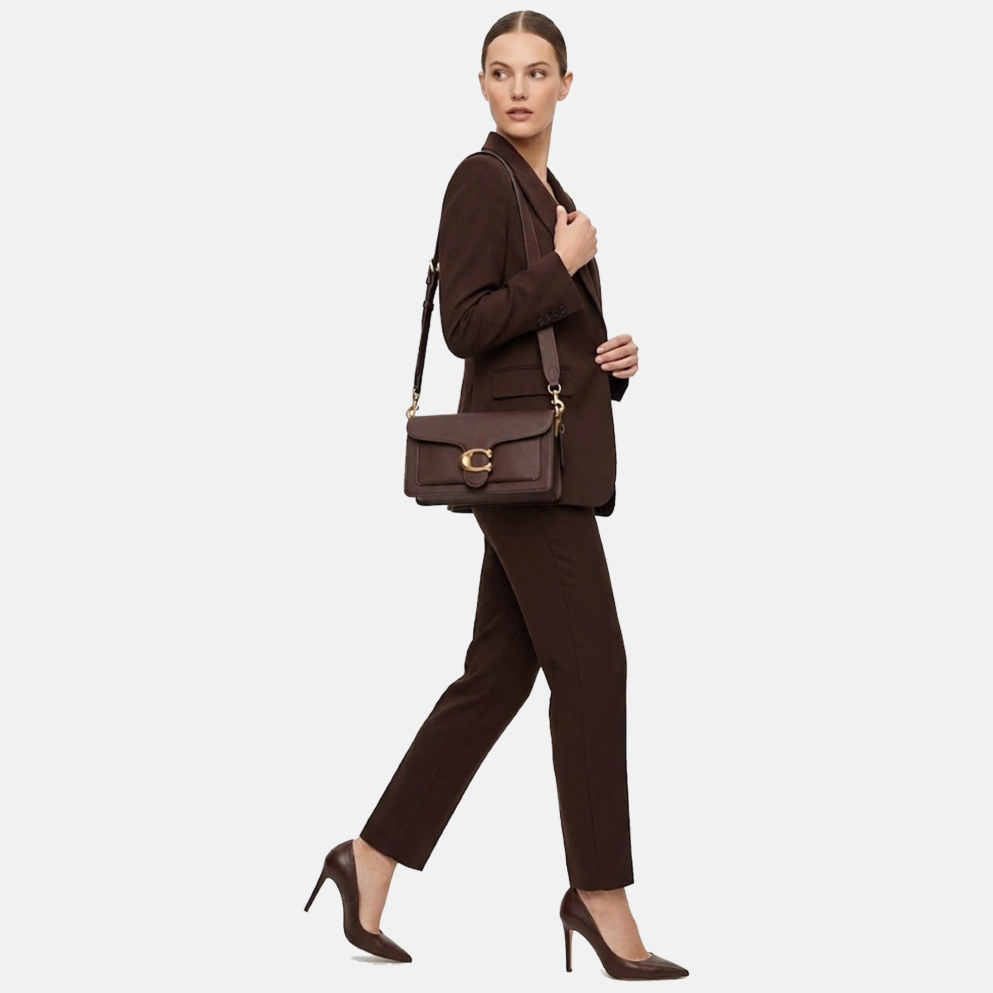 Women's Coach Tabby 26 Maple Leather Shoulder Bag