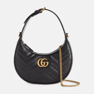 Gucci Women's Marmont quilted PU leather shoulder bag