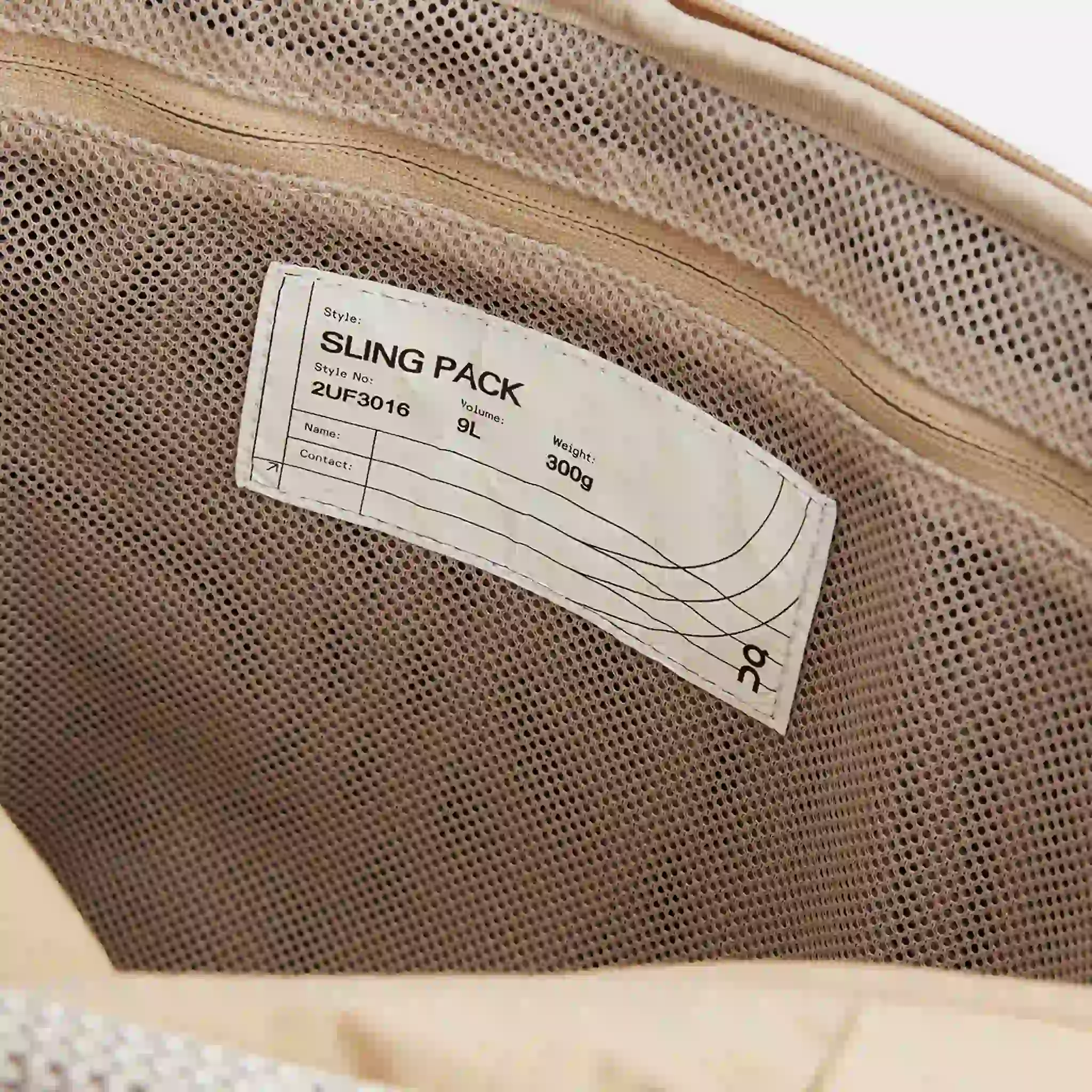 Women's On Woven Sand Black Sling Bag