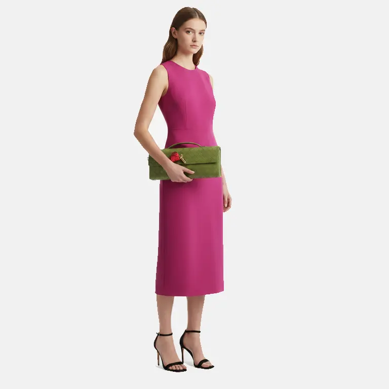 Andiamo Leather Clutch Bag model