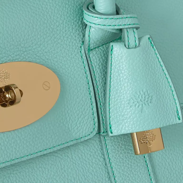 Bayswater Leather Tote Bag blue close