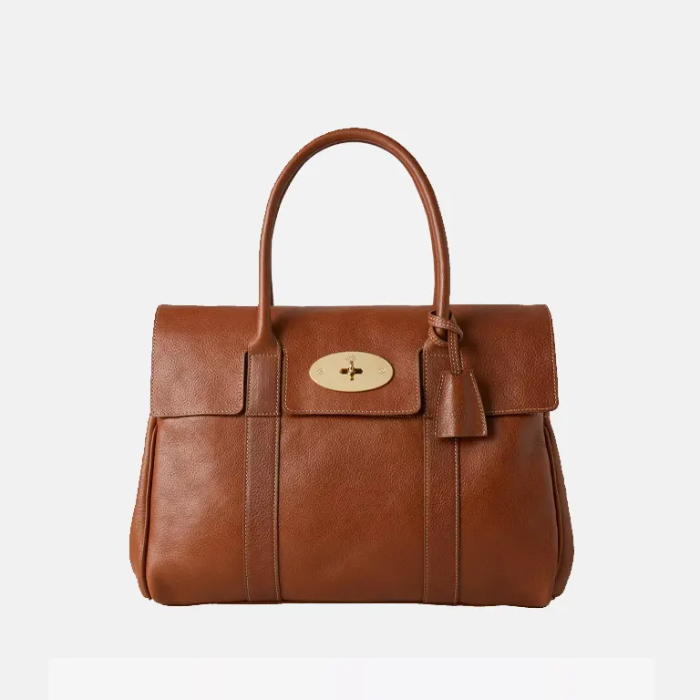 Bayswater Leather Tote Bag front
