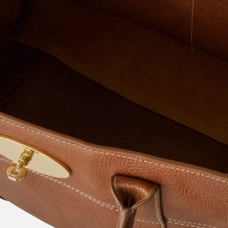 Bayswater Leather Tote Bag open