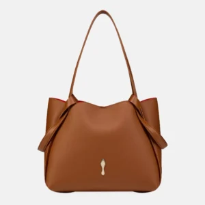 Bettina Small Leather Tote Bag front