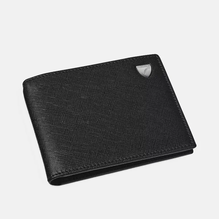 Billfold logo-embellished leather wallet front