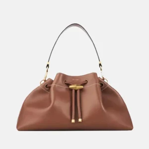 Bon Bon Leather Bucket Bag front