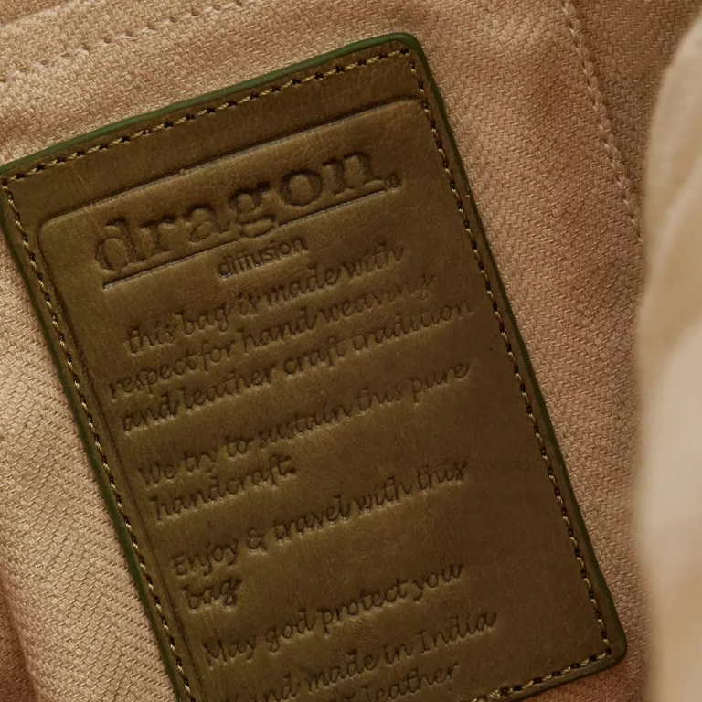 Botteghe Leather Mini Tote Bag dargon