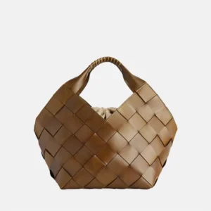 Botteghe Leather Mini Tote Bag front