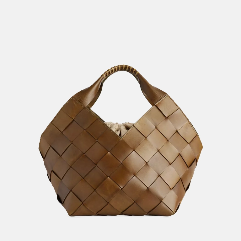 botteghe-khaki-mini-tote-bag