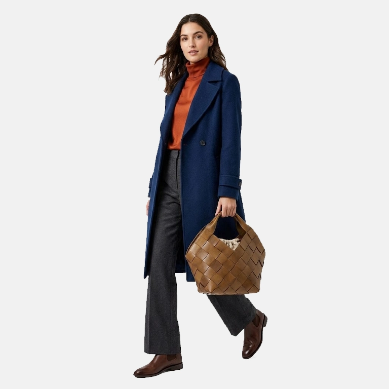 Botteghe Leather Mini Tote Bag model