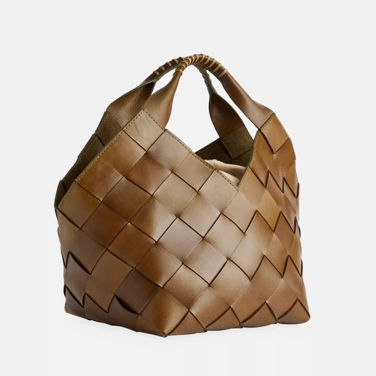 Botteghe Leather Mini Tote Bag side