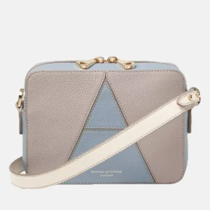 Camera 'A' leather cross-body bag front