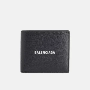 Cash Square Folded Leather Wallet front