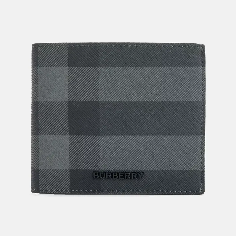 check-coated-canvas-wallet