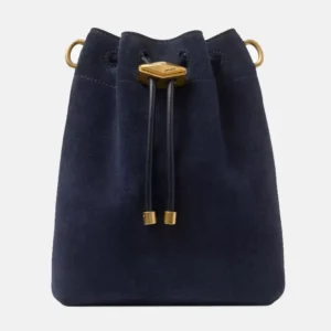 Cinch Mini Suede Handbag front