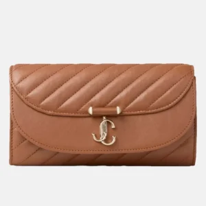 Curve Leather Wallet Chain front
