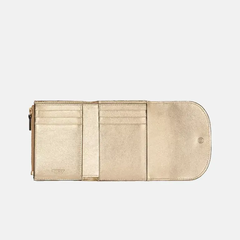 Curve Marinda Quilted Metallic Leather Wallet side