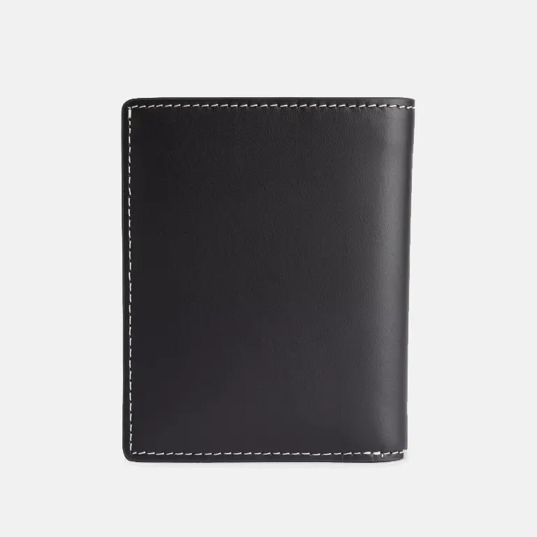 Dean Cherry Leather Wallet back