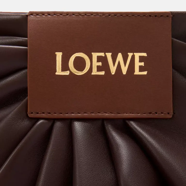 Draped Leather Tote Bag loewe