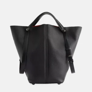 Dress-Age Medium Leather Tote Bag full