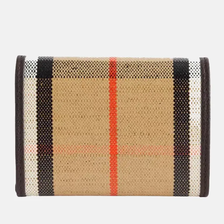 Highlands Canvas And Leather Coin Wallet back