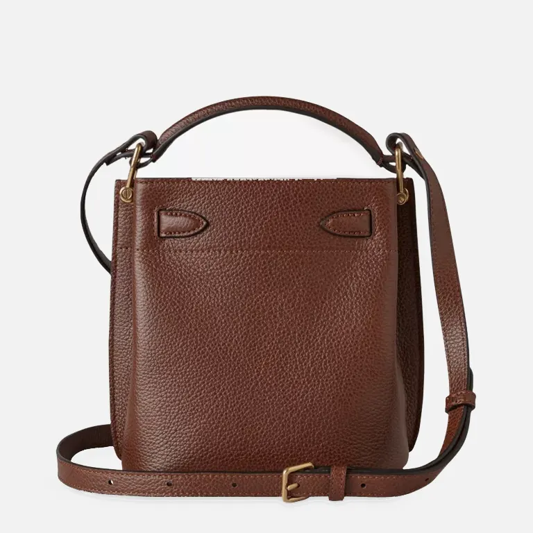 Islington Mini Leather Bucket Bag back