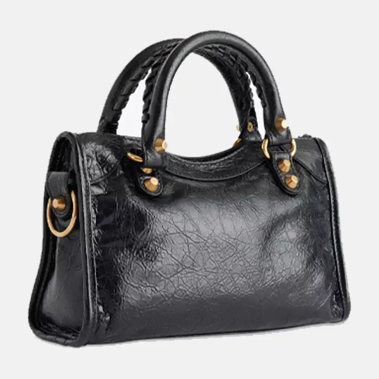 Le City Mini Leather Top-Handle Bag back