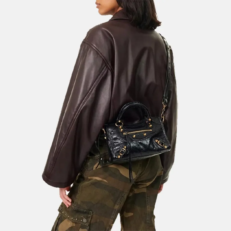 Le City Mini Leather Top-Handle Bag model