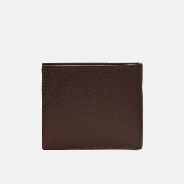 Logo-Embossed Leather Billfold Wallet back